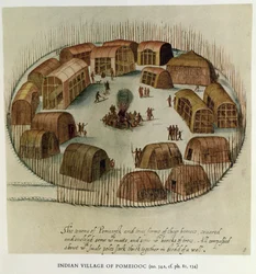 Indiandorf von Pomeiooc